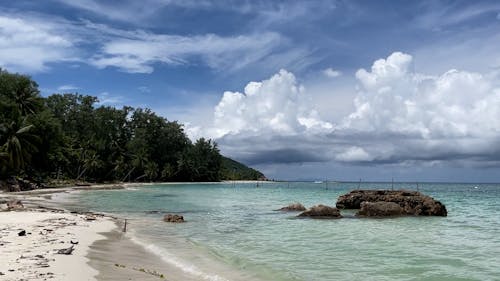 Vista aérea de la costa keniana
